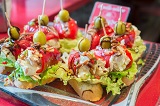 Basque Pintxos and Wine Graphic