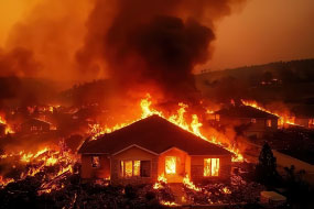Wildfire Preparedness for Homeowners Graphic