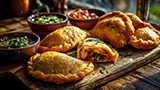 Argentine Empanadas and Chimichurri Graphic