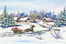 Holiday Cards in Watercolor (2 - 5 pm) Graphic